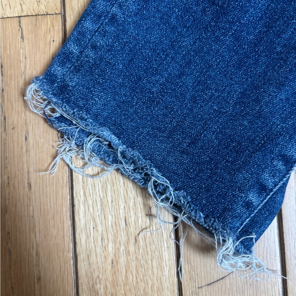 Mother The Dazzler Fray High-rise Slim-straight Jeans - Picture 8 of 8